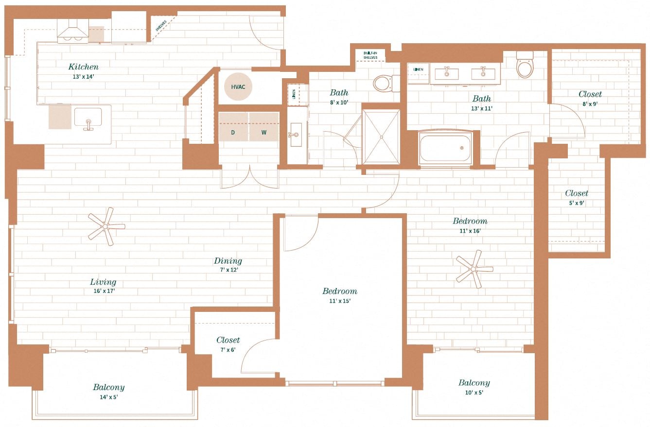 Azalea floor plan
