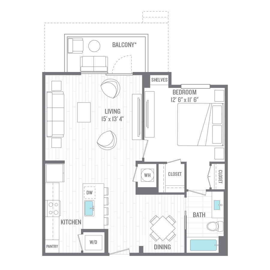 A2 floor plan