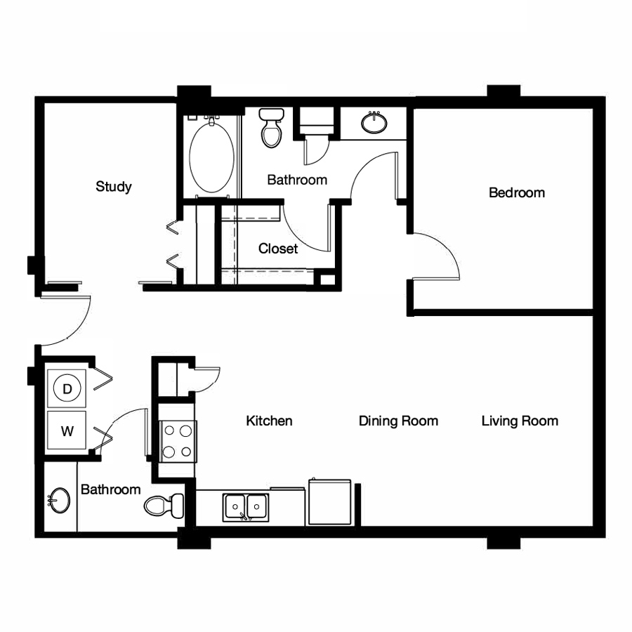 A2 floor plan