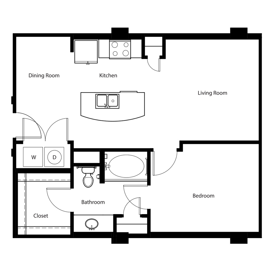 A1B floor plan