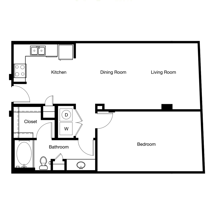 A1C floor plan