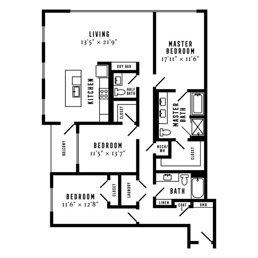 C1 floor plan