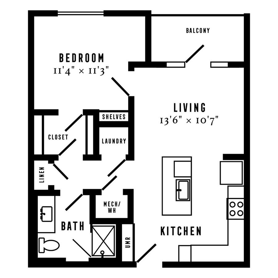 A2 floor plan