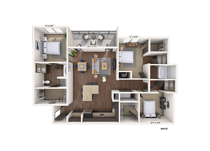 Redding floor plan