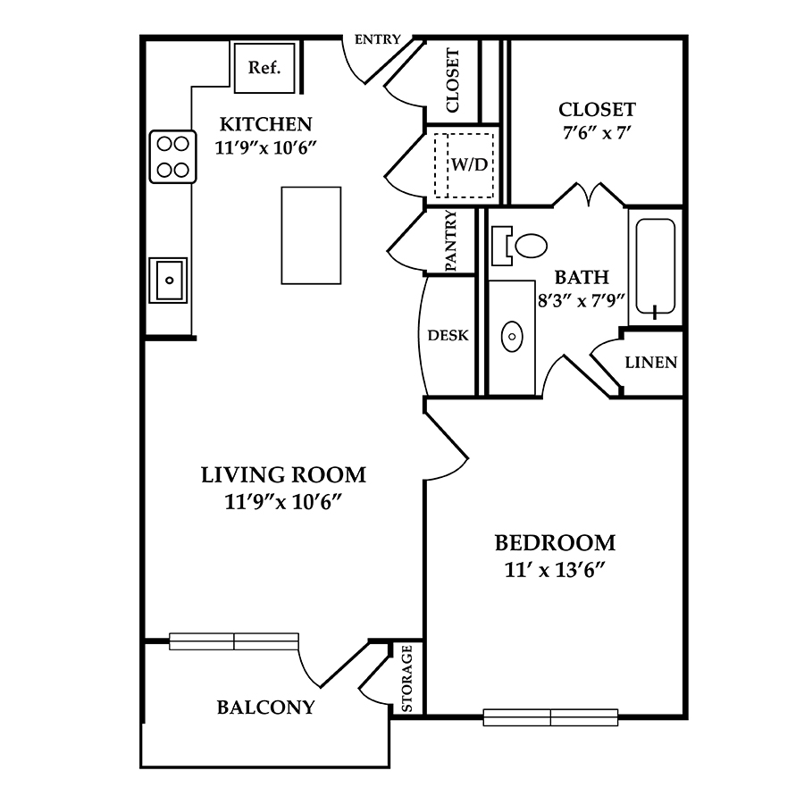 A2 floor plan