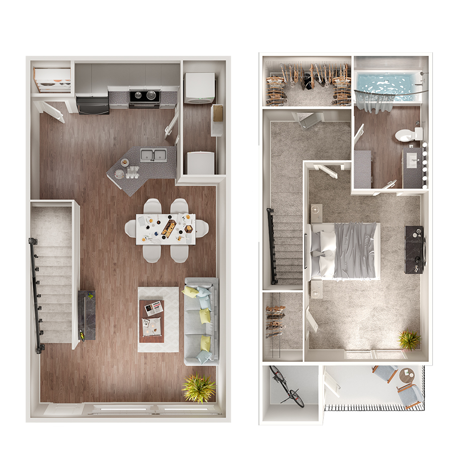Cresthaven Townhome floor plan