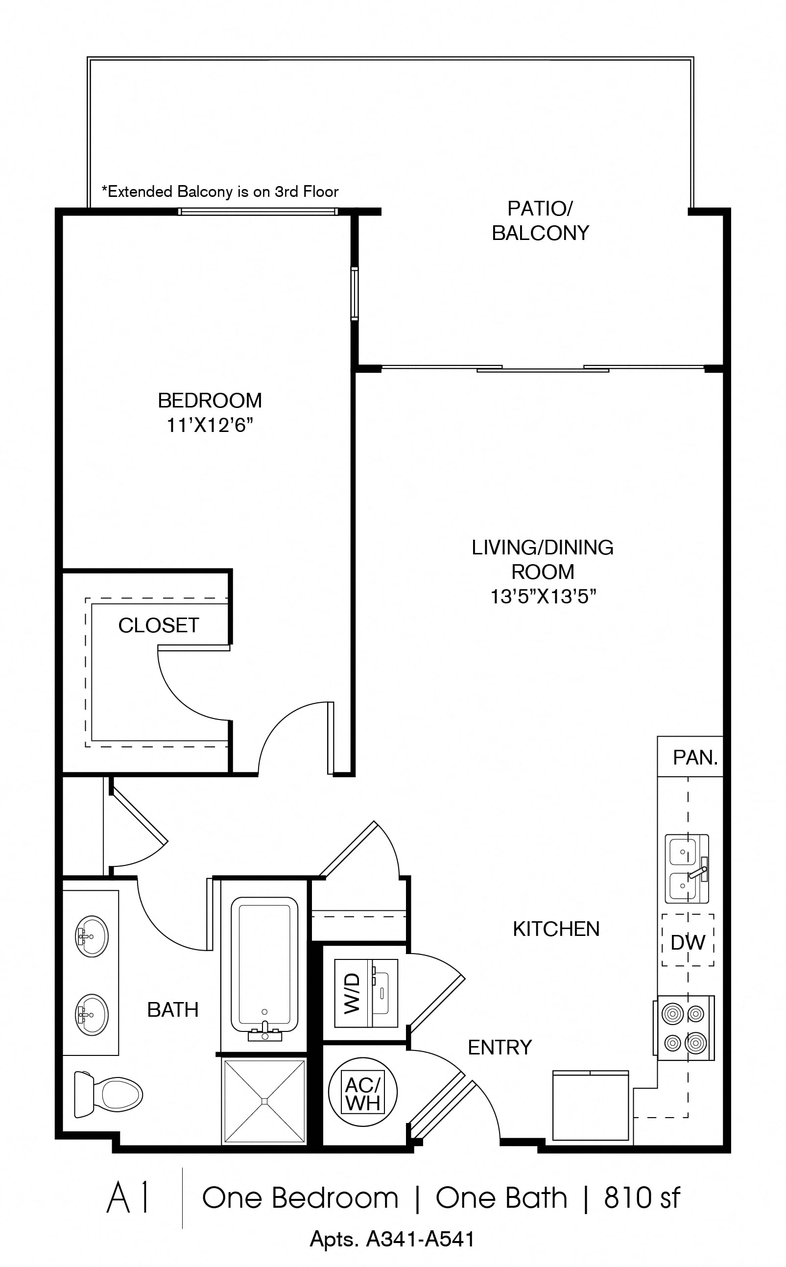 A01 floor plan