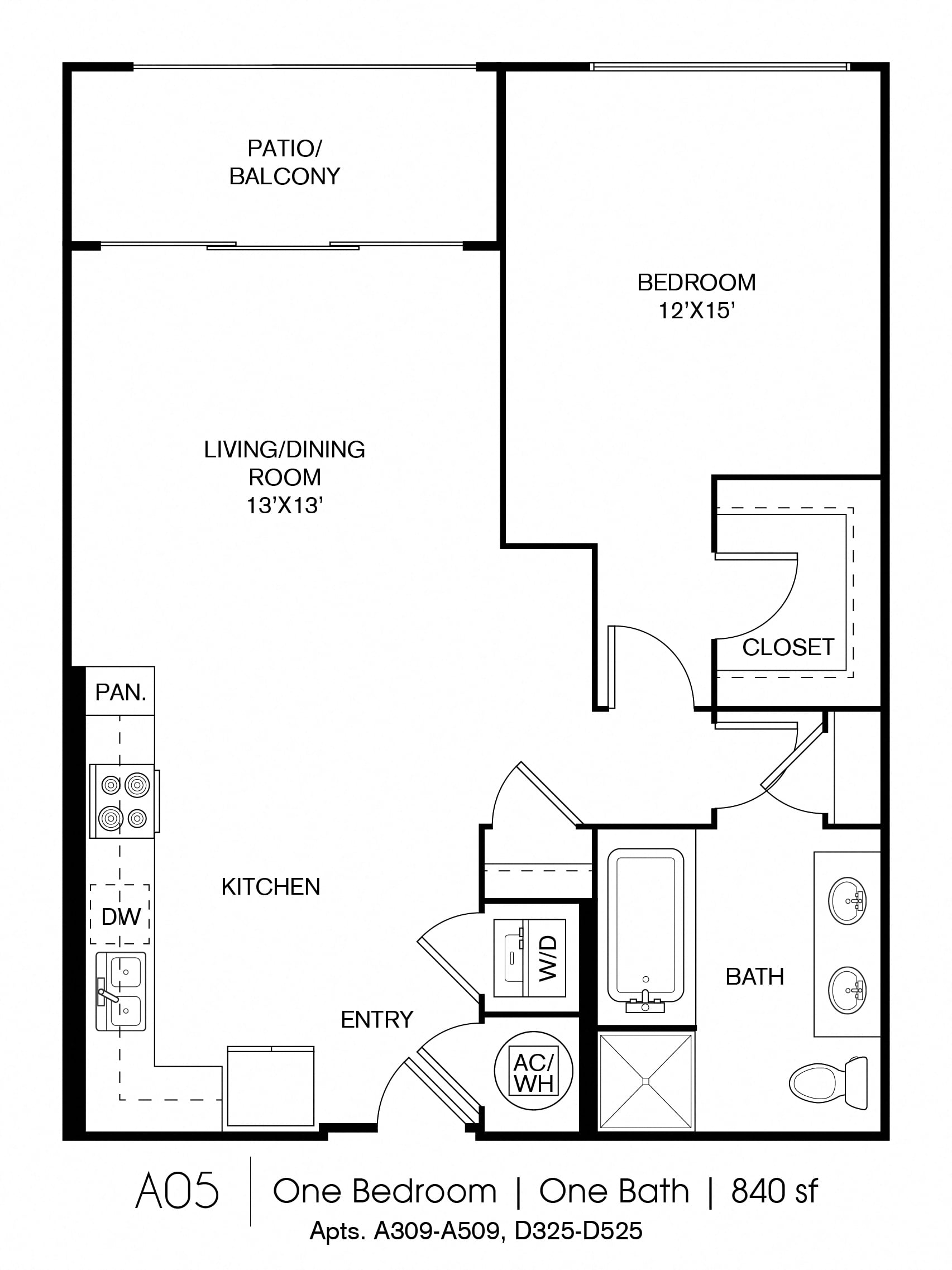 A05 floor plan