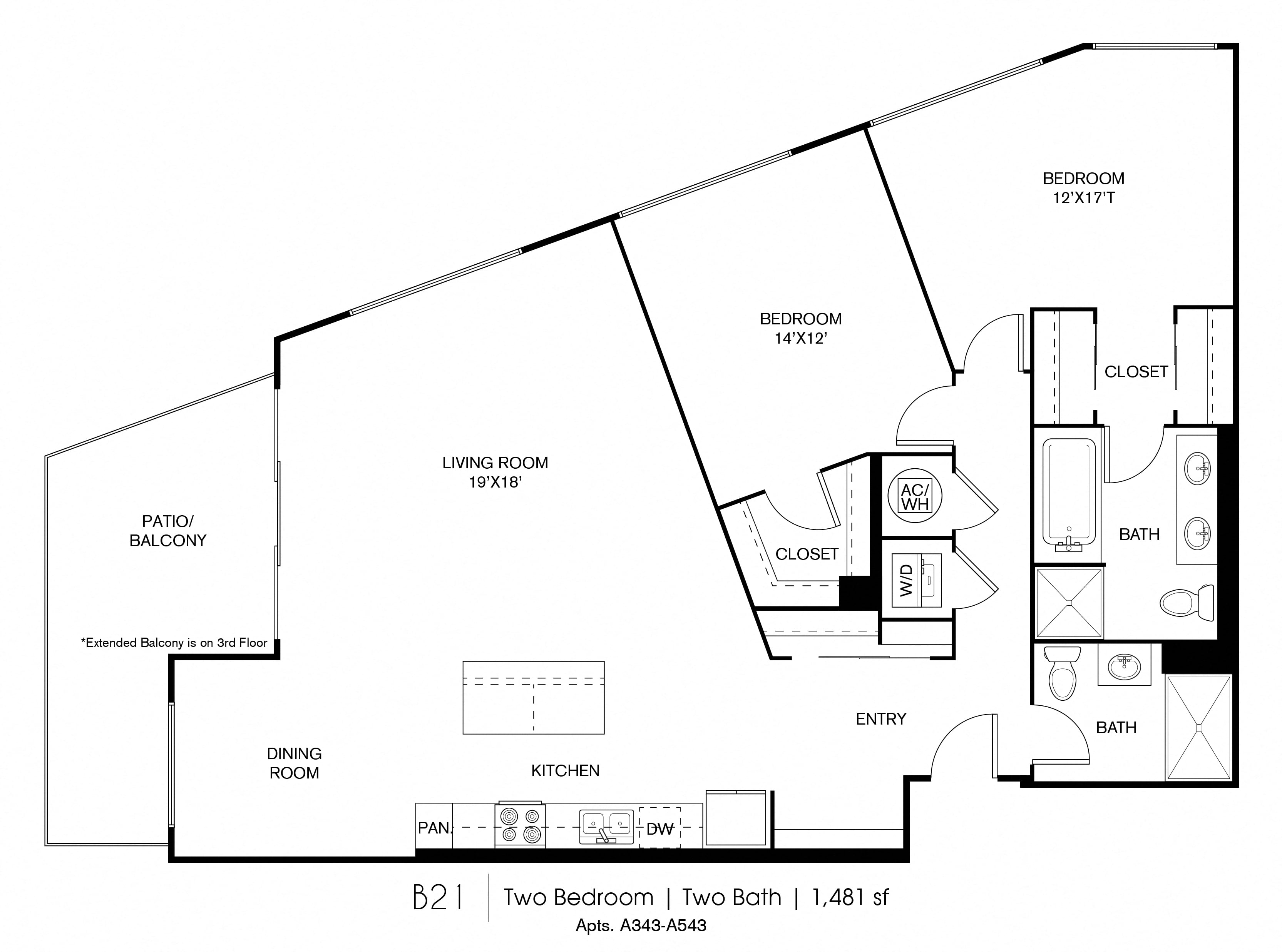 B21 floor plan