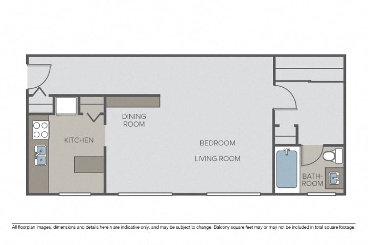 Studio floor plan