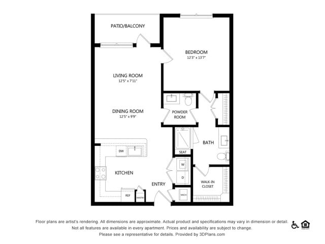 A3B floor plan