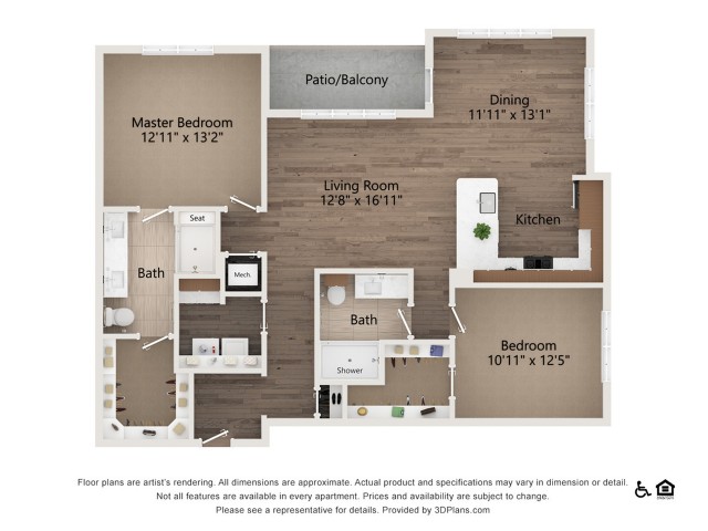 B2A floor plan