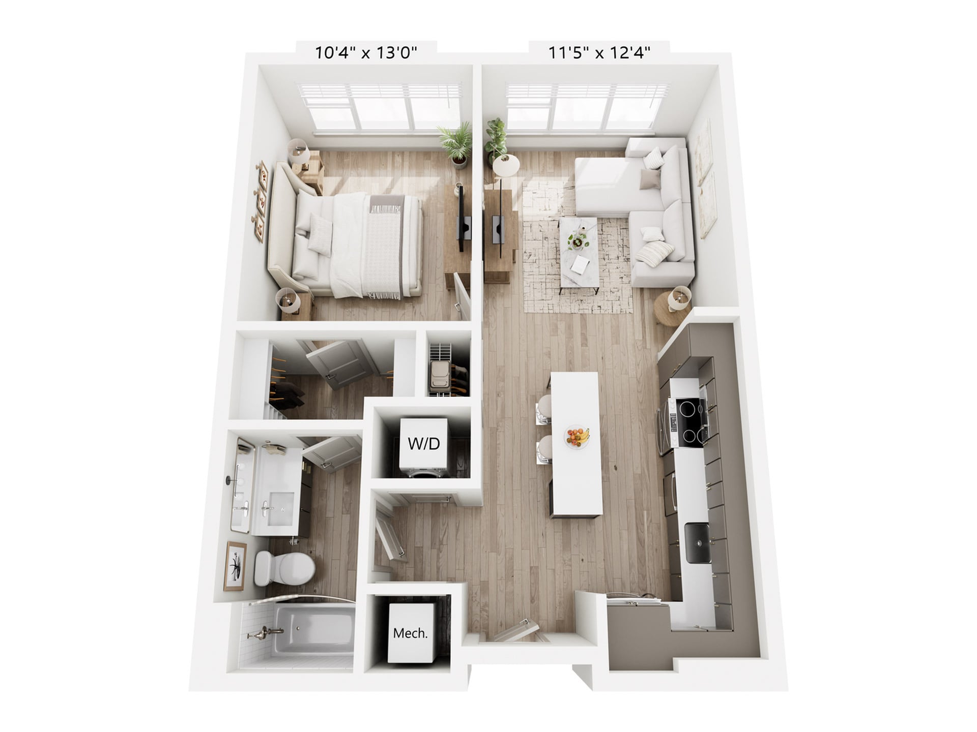 A2 floor plan