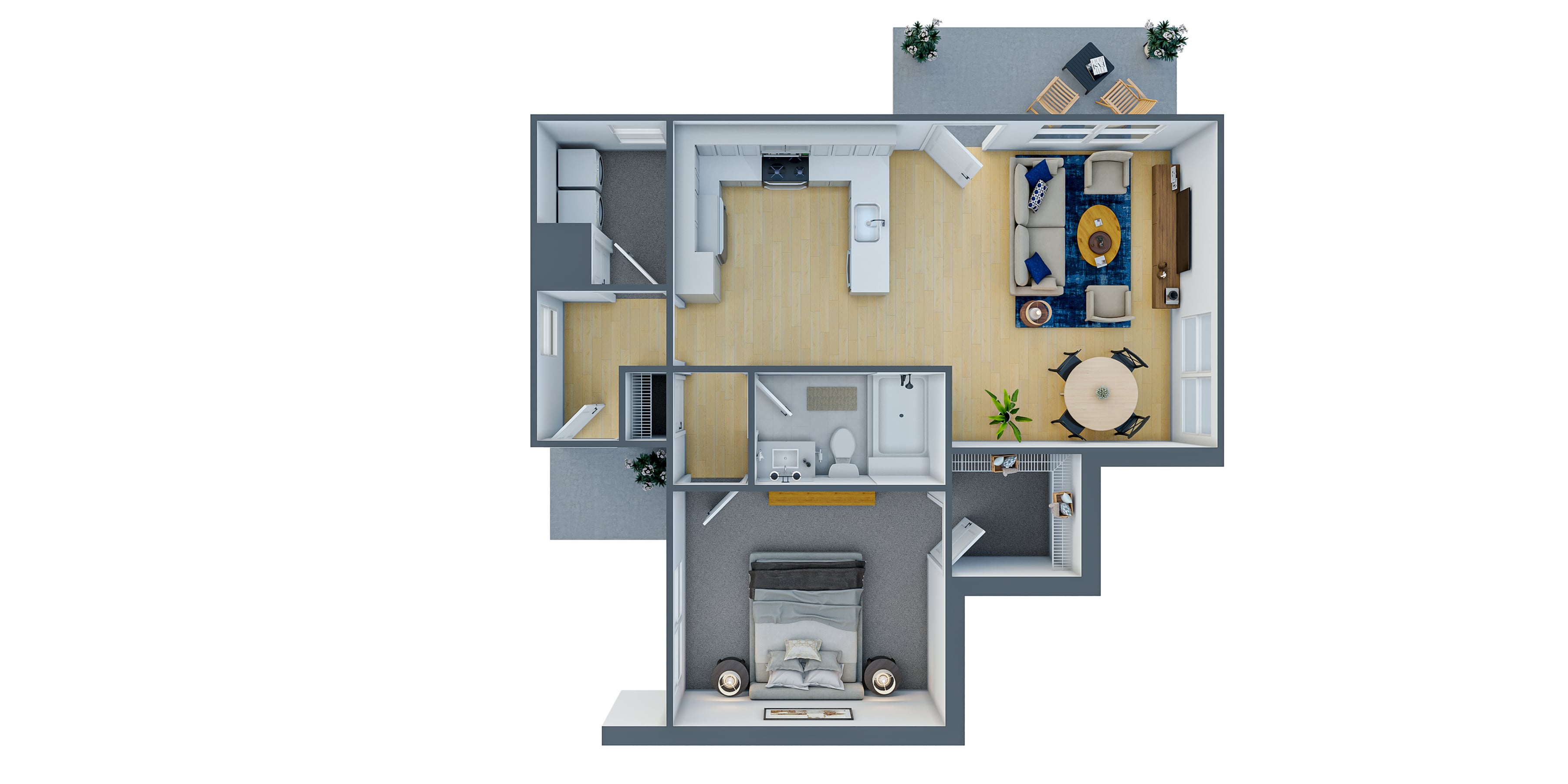 Gable floor plan