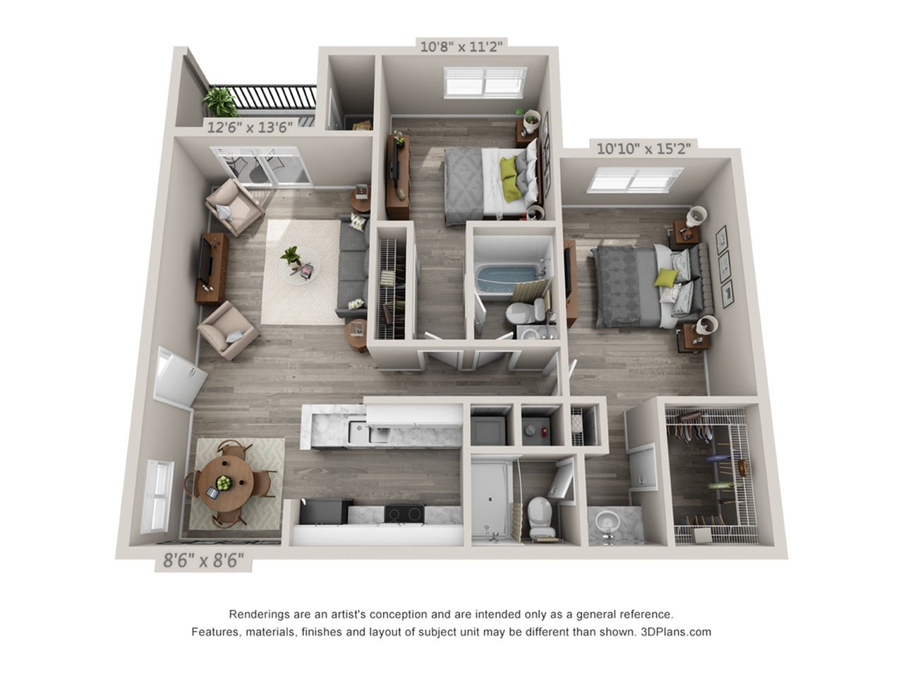B2R floor plan