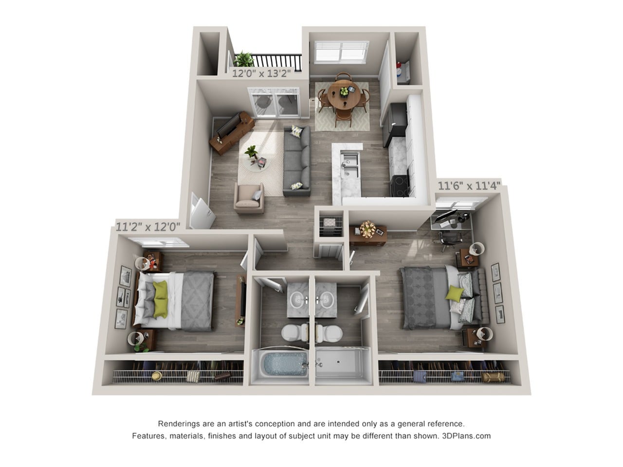 B1R floor plan