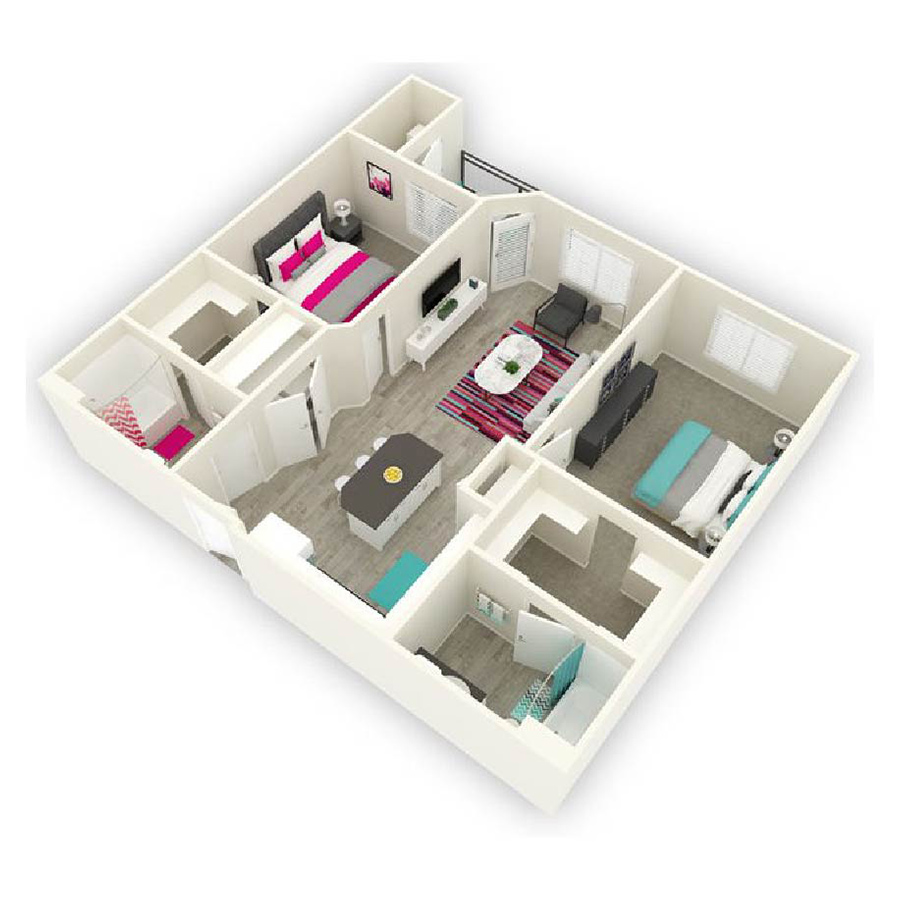 Scarlet floor plan