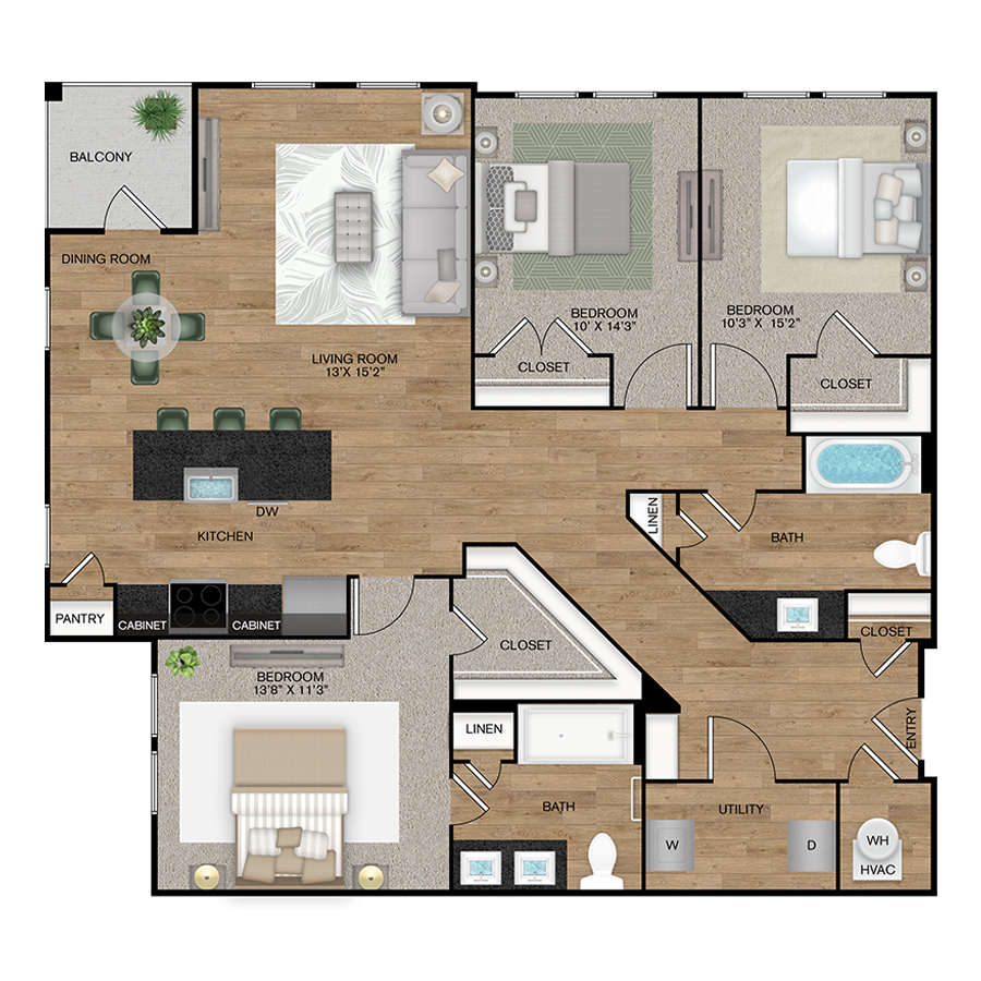 C1 floor plan