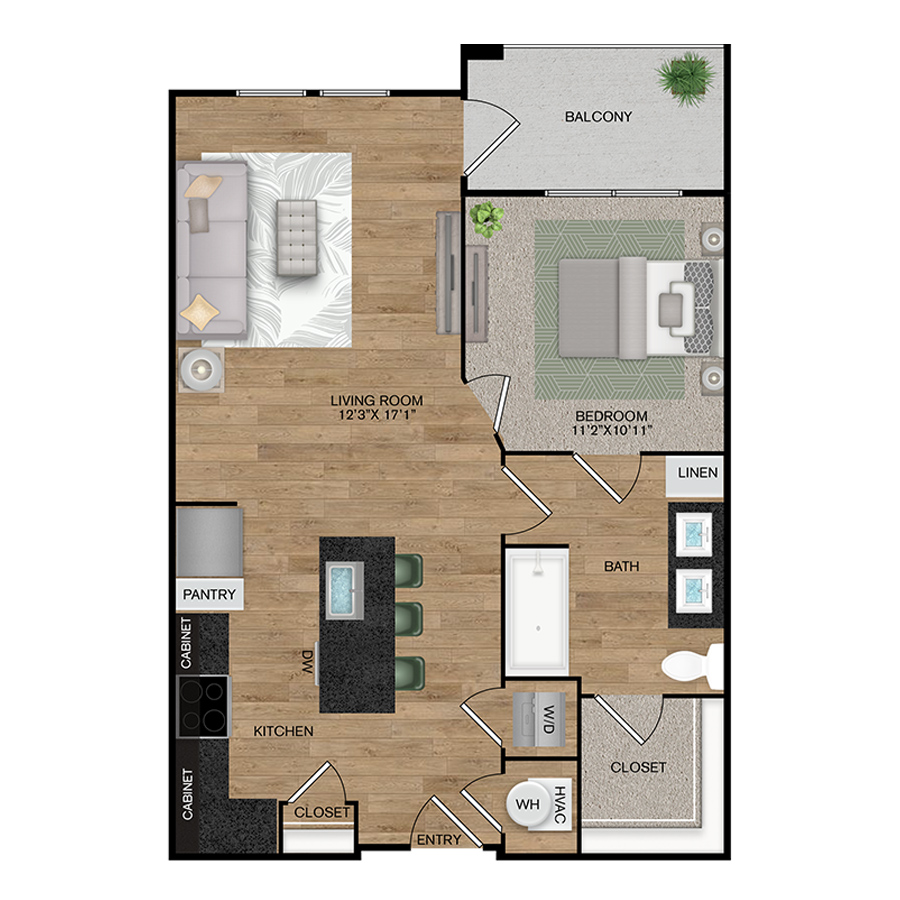 A2.1 floor plan