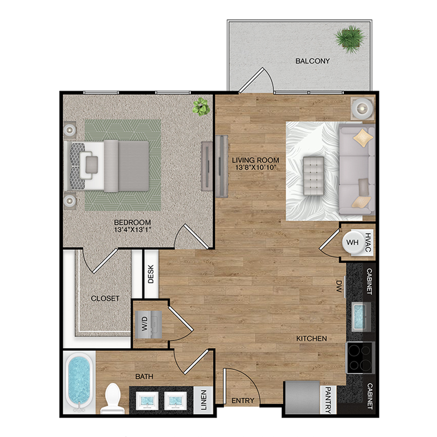 A2 floor plan