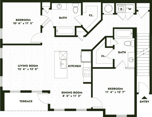 B2 floor plan