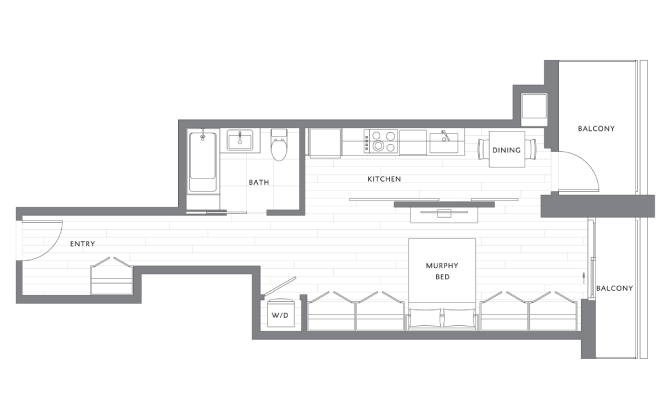 Studio S6 floor plan
