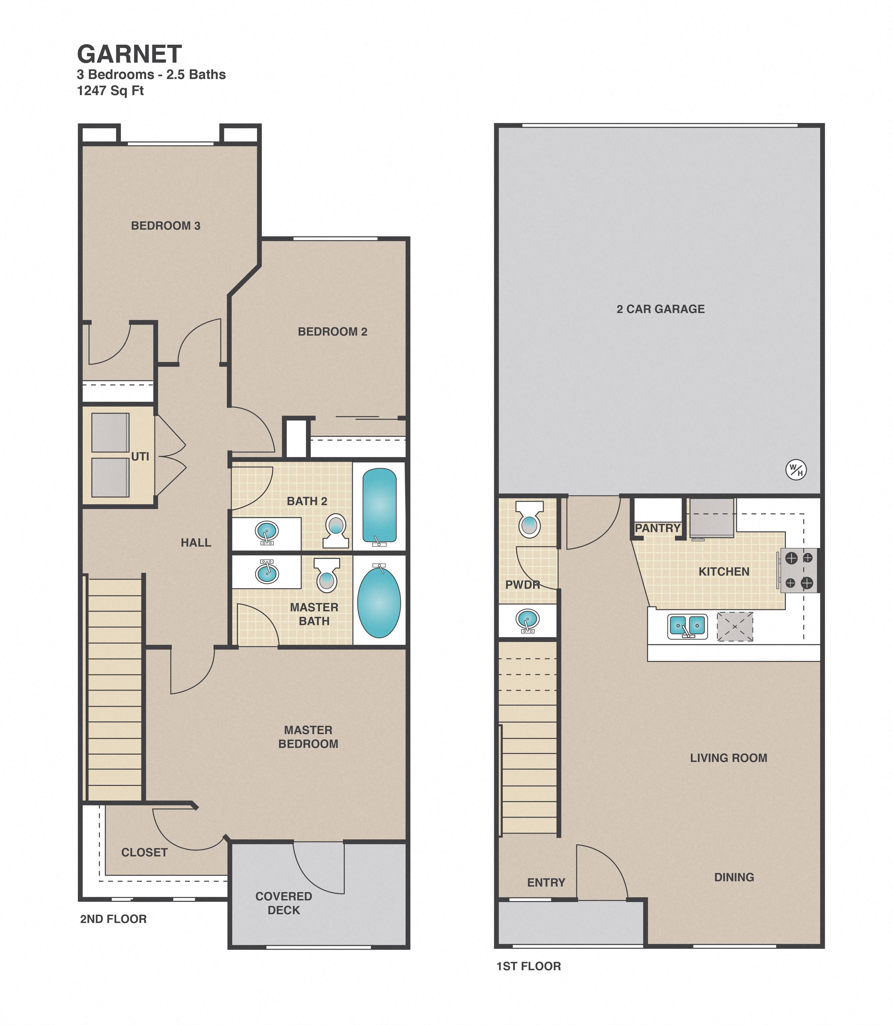 Garnet floor plan