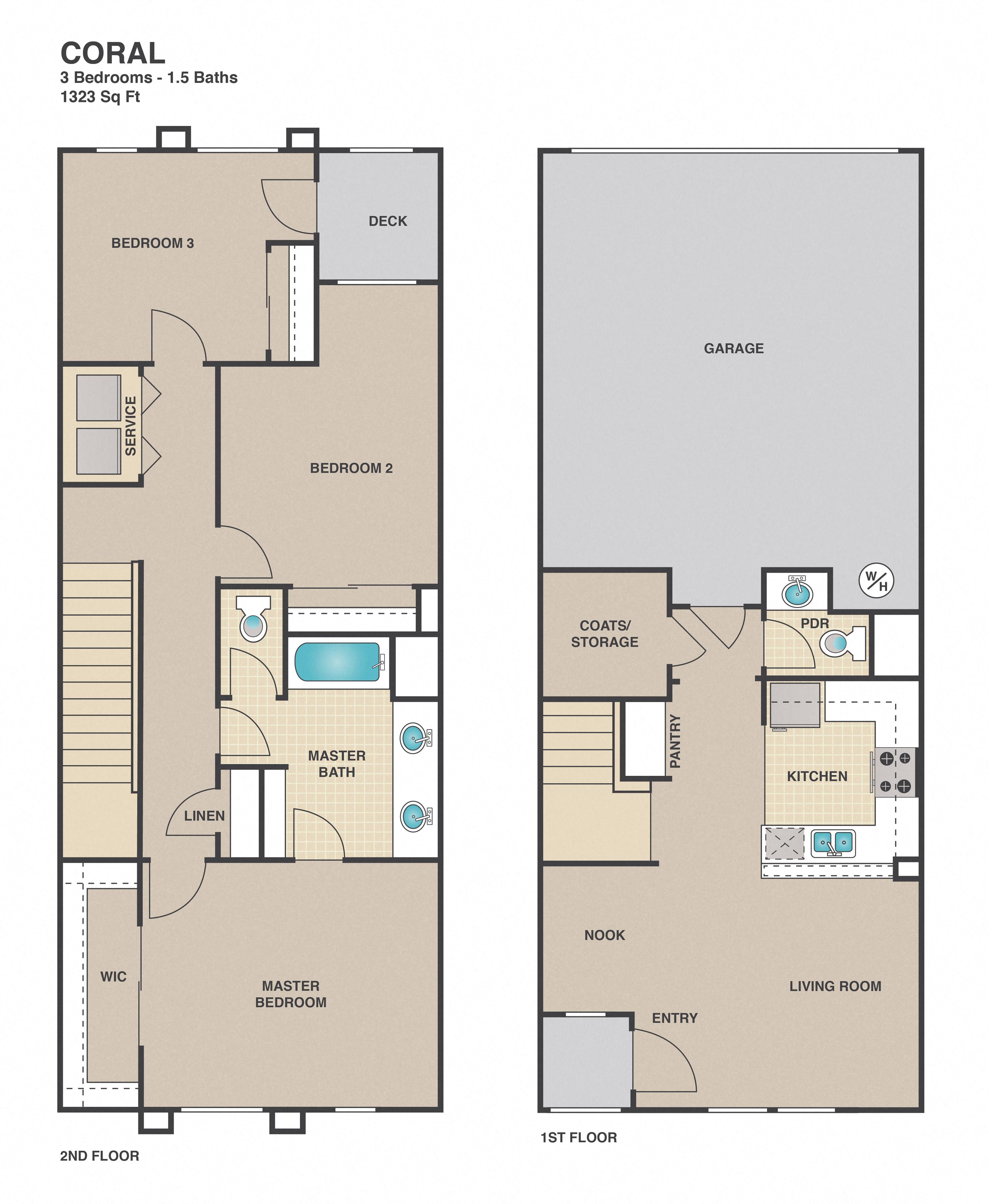 Coral floor plan