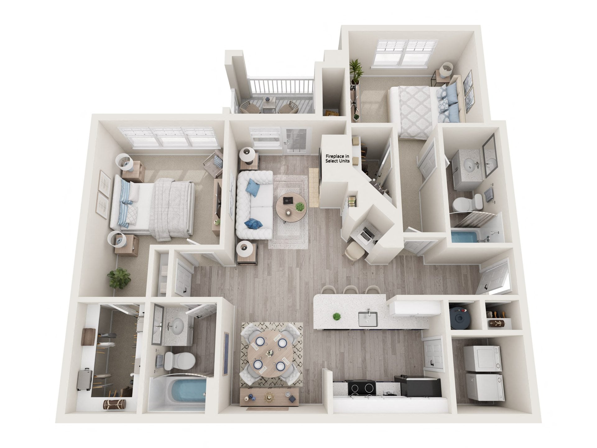 B1 Renovated floor plan