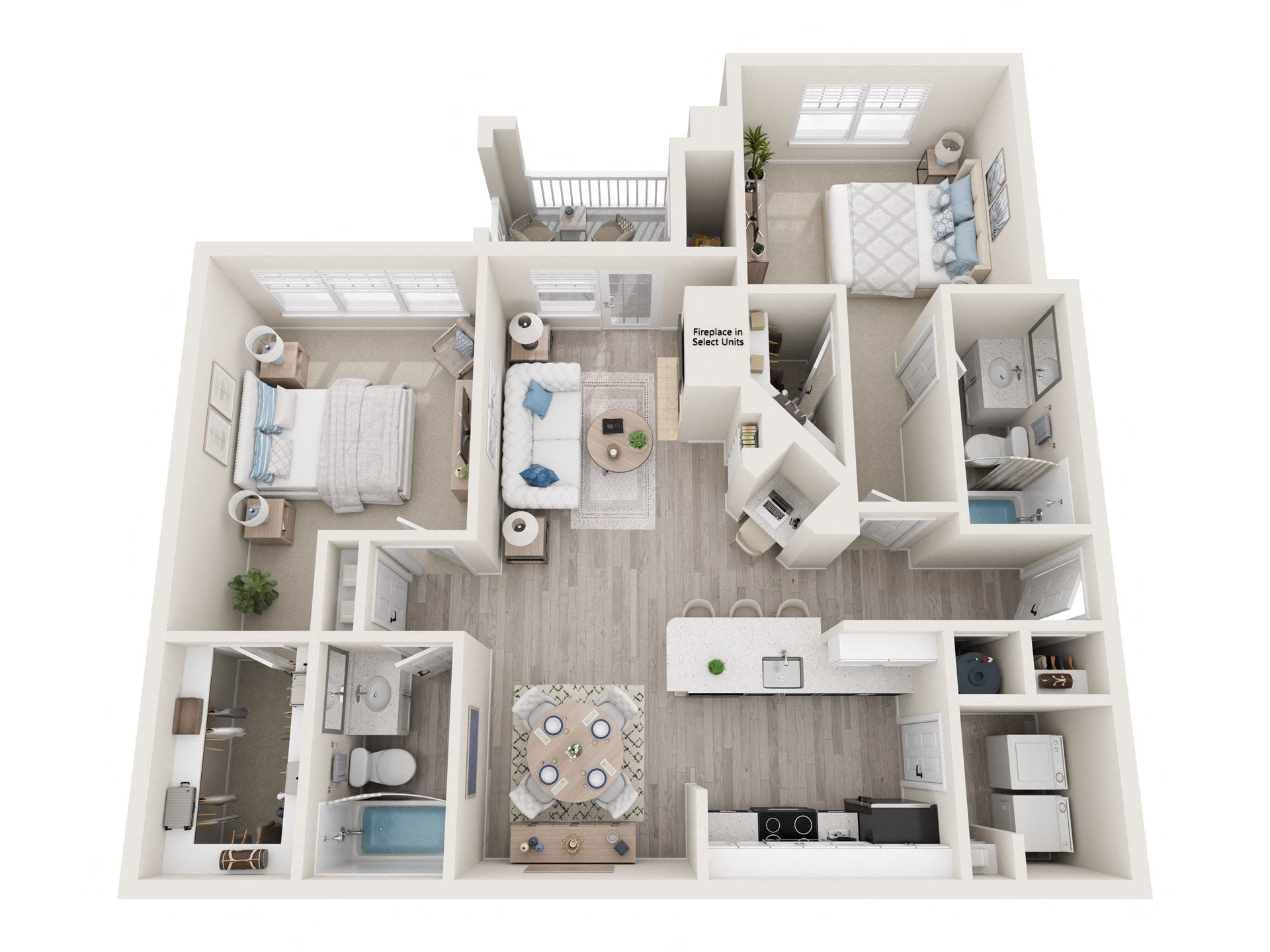 B2 Renovated floor plan