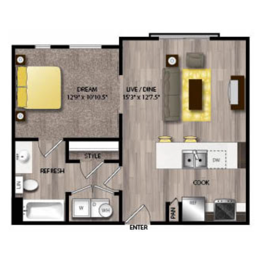 A1 floor plan