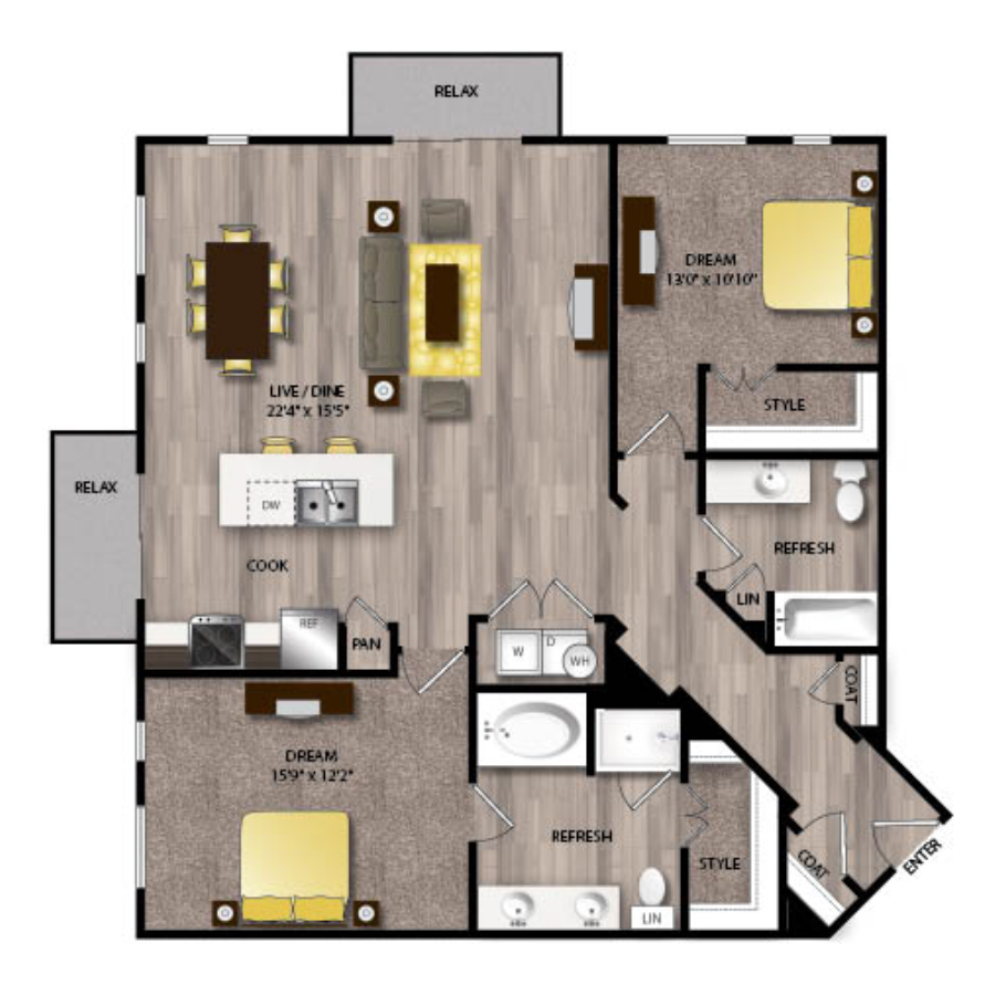 B4 floor plan
