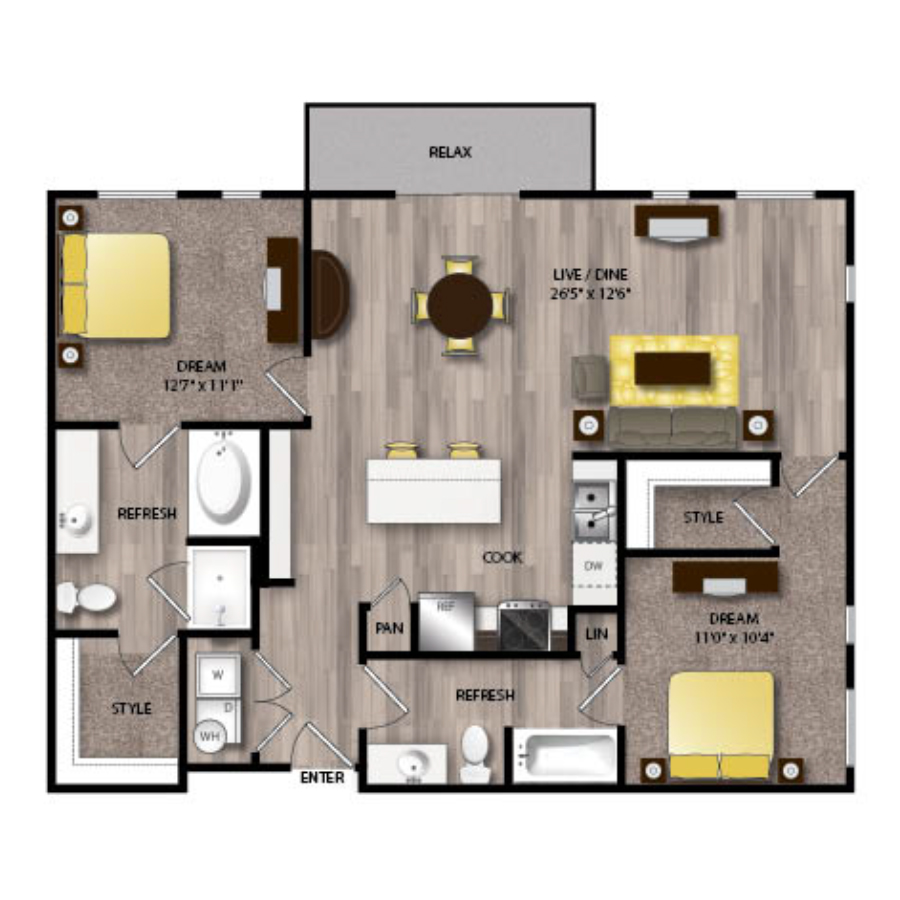 B2 floor plan