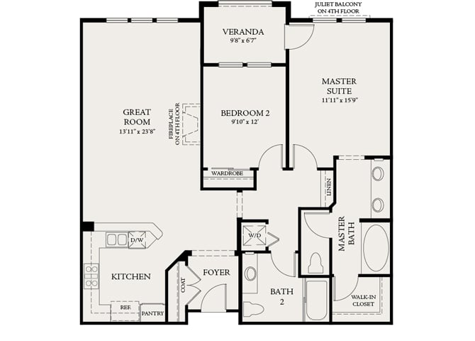 Residence 1 floor plan