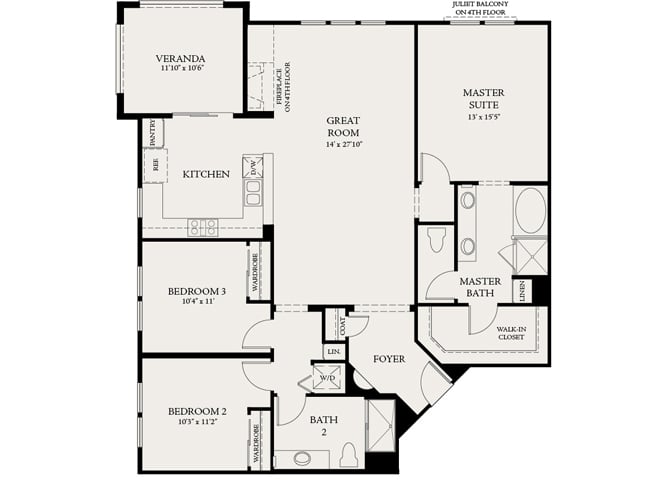 Residence 4 floor plan