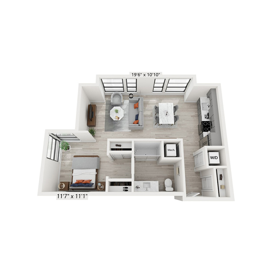 A2 floor plan