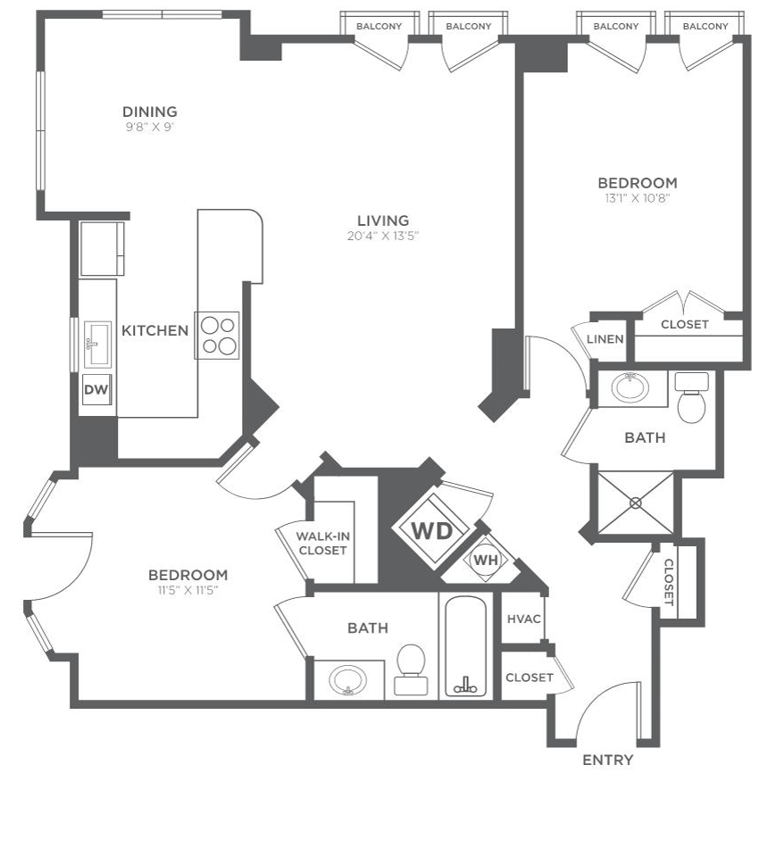 B13 floor plan