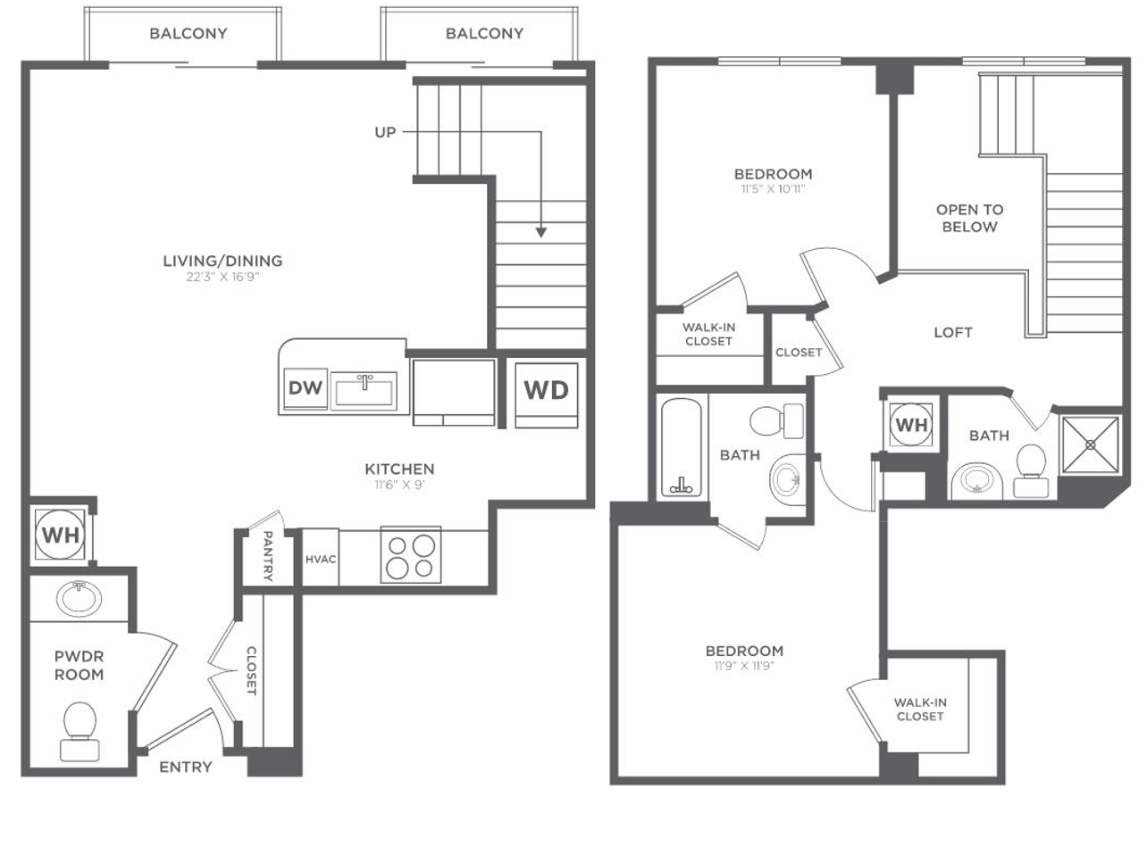 B1L floor plan