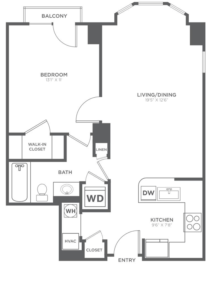 A6 floor plan