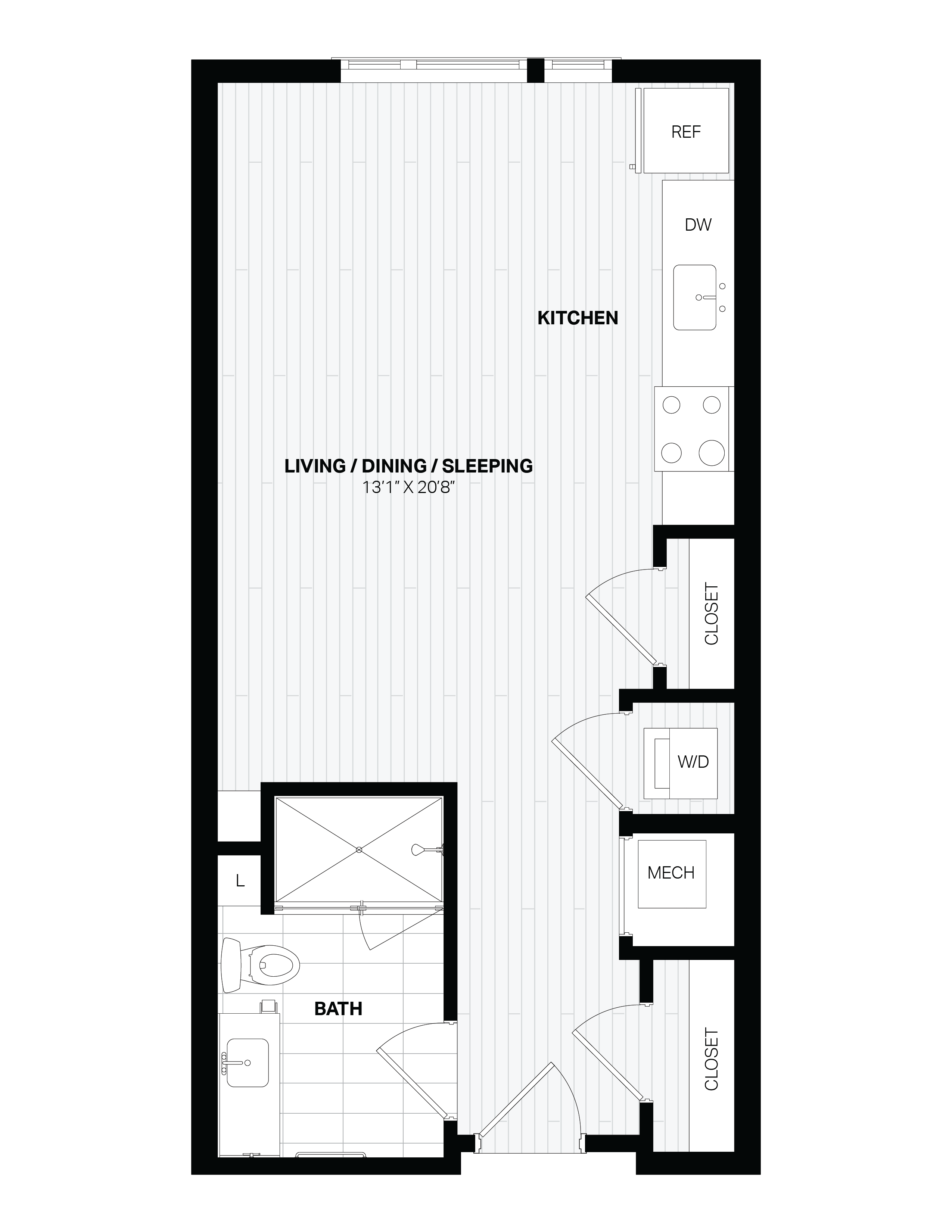 Studio-A3 WDU floor plan