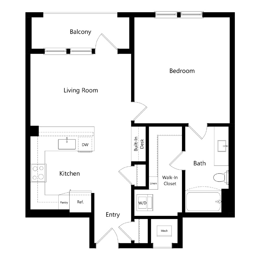 A1 floor plan