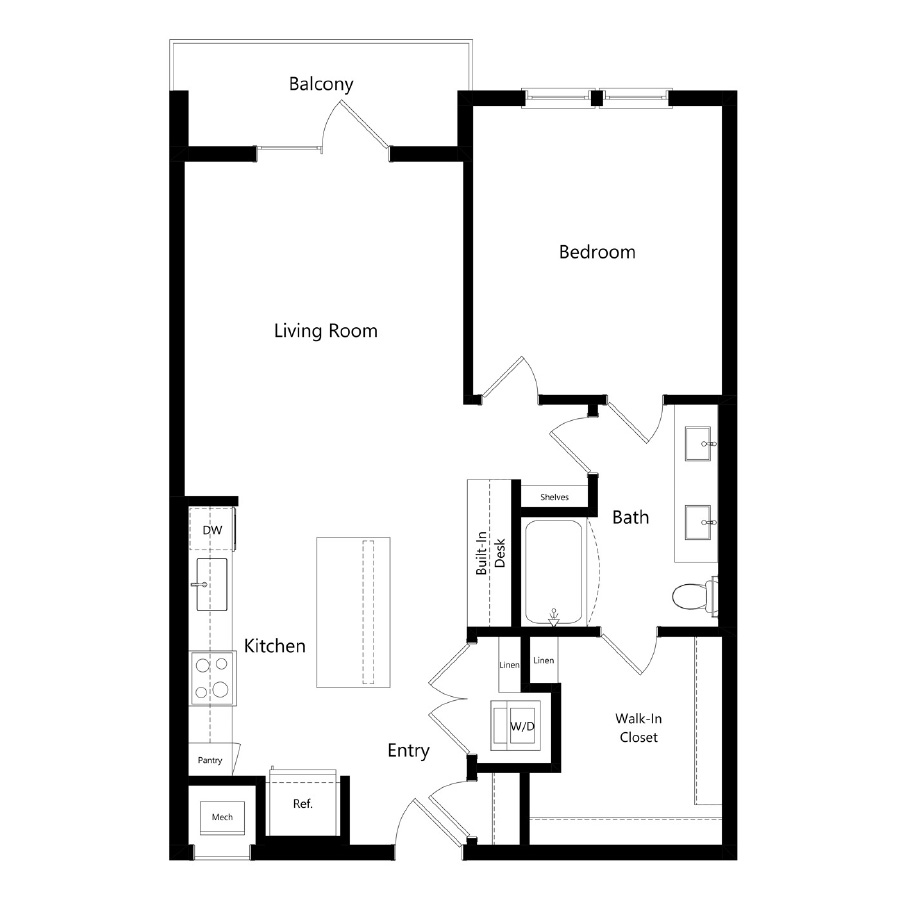 A9 floor plan