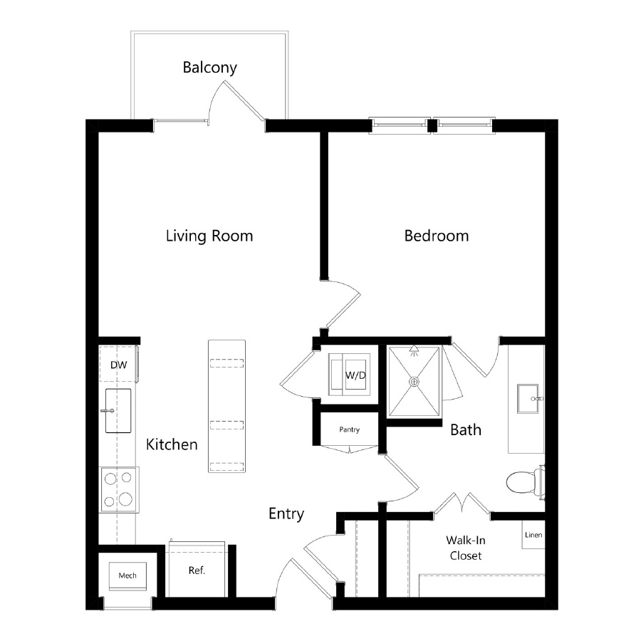 A2 floor plan
