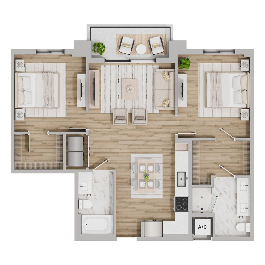 B2 floor plan