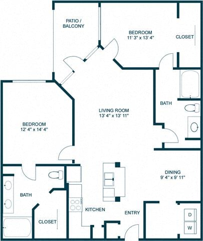 B4 Classic floor plan