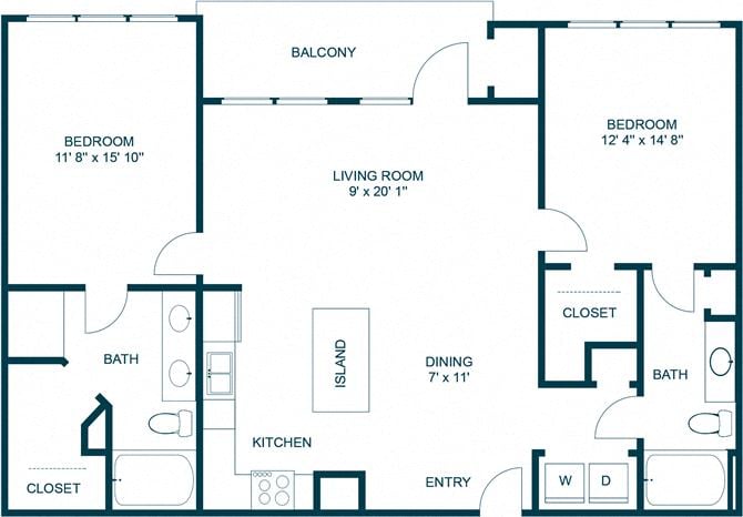 B2 Classic floor plan