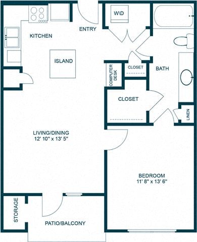 A2 Classic floor plan