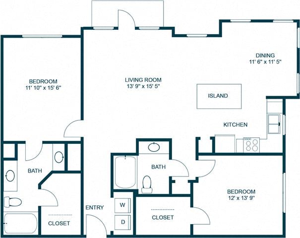 B3 Classic floor plan