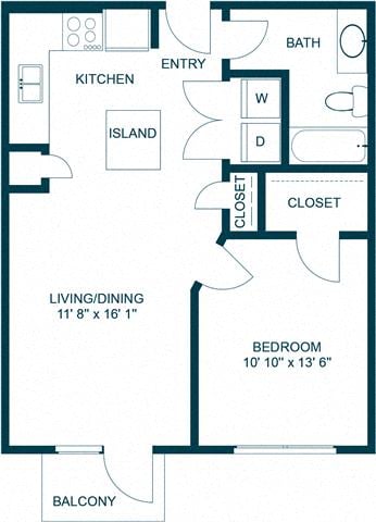 A1 Renovated floor plan