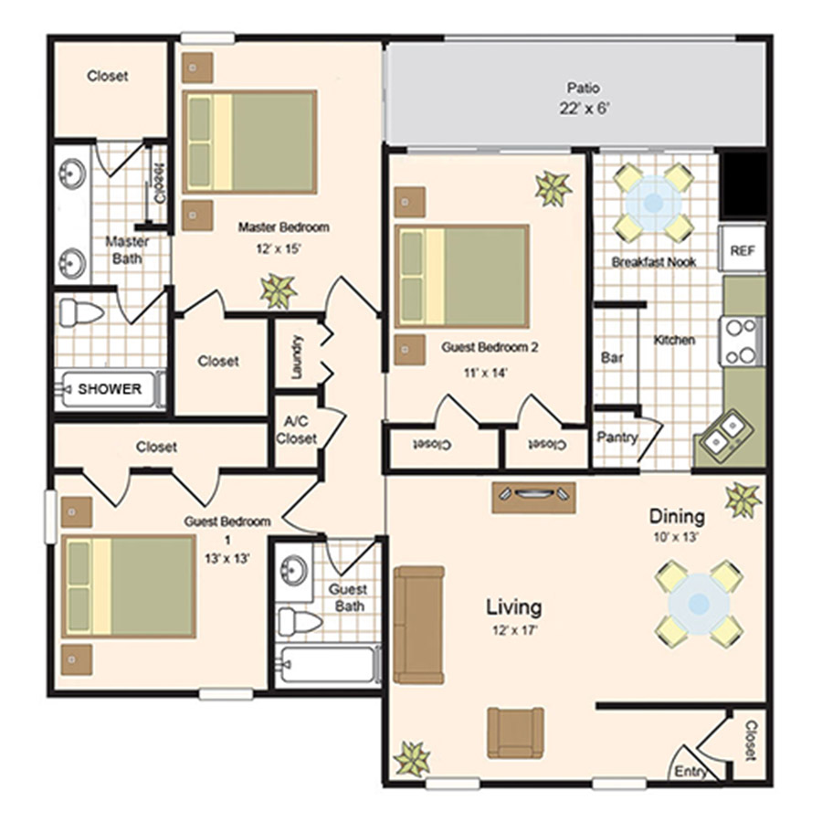 K3 floor plan